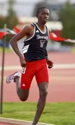 Kevin Chelimo raced to the title in the men's 10000M