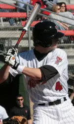 Kyle Martin drove in three runs in Tech's 8-7 loss to OU.