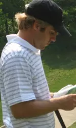 Garrett Merrell and his teammates tee off at 7:47 a.m. Wednesday at the 2007 NCAA Men's Golf Championships in Williamsburg, Va.
