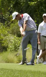 Oscar Floren shot a one-under 69 Thursday in the second round of the NCAA Men's Golf Championships.