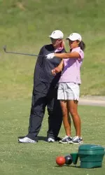 Women's Golf Coach Stacey Totman (left) completed her 2007 signing class with the addition of Robyn Scott.