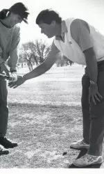 Jeff Mitchell now works at a golf instructor in Frisco.