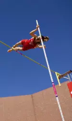 Lindsey Walesheck at this year's Big 12 Championships.