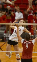 Alicia Ostmeyer is one of four seniors that will be looked to for leadership as Tech volleyball opens its season this weekend.