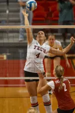 Amy Gandy helped the Red Raiders come from behind to edge Villanove Friday night at the Red Raider Round Up.