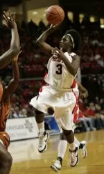 Maria Moored scored 15 points for the Lady Raiders.