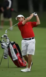 Garrett Merrell is among the top ten players following the second round of the Isleworth-UCF Collegiate Invitational in Orlando, Fla.