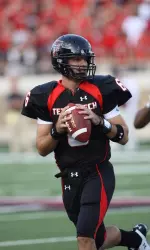 Graham Harrell became the school's all-time leading passer in the second quarter of today's game.