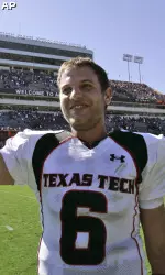 Texas Tech quarterback Graham Harrell earned his fourth Big 12 Conference Offensive Player of the Week honor Monday.