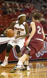 Keisha Walker chipped in nine points off the bench in Texas Tech's 68-54 loss to No. 3 California in the second game of the Paradise Jam.
