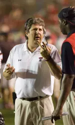 Mike Leach was named the Woody Hayes Award winner by The Touchdown Club of Columbus on Wednesday.