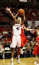 Dominic Seals led all scorers with 21 points in Tech's win over Nebraska.