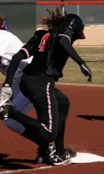 Leah Legler had three hits to extend her hitting streak to six games Sunday afternoon.