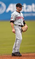 Chris Hall batted in a run with a sac fly in the top of the third.