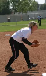 Jennifer Bowers went 1-2 for Tech in a loss to the Texas Longhorns Thursday night.