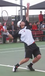 Szumanski played his final match at No. 1 for the Red Raiders.