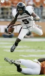 Sophomore wide receiver Michael Crabtree was named to the Playboy All-America Team and is the eighth Red Raider to receive the honor.
