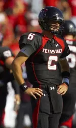 Texas Tech quarterback Graham Harrell (above) and wide receiver Michael Crabtree were named to the Maxwell Award preseason watch list Monday.