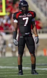 Texas Tech free safety Darcel McBath joins teammates Graham Harrell, Jake Ratliff and Louis Vasquez as team captains for the 2008 season.