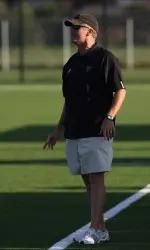 Tech head coach Tom Stone