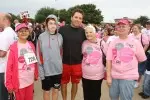 Coach Dan Spencer and the Red Raiders participated in the 2009 Race for the Cure Saturday morning.