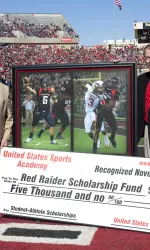 Renowned sports artist Daniel Moore captured the spirit and excitement of the 2008 Texas game on canvas. Texas Tech fans can purchase a limited print through the Red Raider Club.