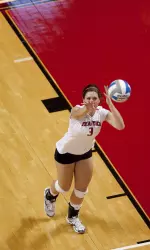 Setter Karlyn Meyers play continues to improve