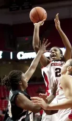 Kierra Mallard led Texas Tech with 18 points and 12 rebounds.