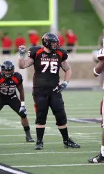 Offensive lineman Brandon Carter was named to the Big 12 Conference first team Tuesday.