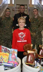The 2009 Toys for Tots was a successful event for Texas Tech basketball.