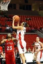 Ashlee Roberson grabbed a career-high 18 rebounds against Tulane.