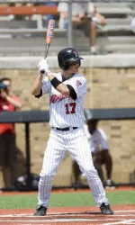 Taylor Ashby hit his first home run of the season in Tech's 8-4 loss to CS-Northridge.