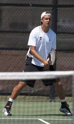 Christian Rojmar battled back to win at No. 3 singles to clinched the victory for the Red Raiders.