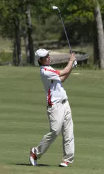 Santiago Rivas (pictured) and Chris Ward tied in 21st place to lead the Red Raiders at the Aggie Invitational.
