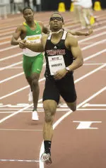 Big 12 Indoor and Oudoor 400M Champion Gil Roberts
