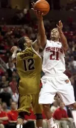 The Red Raiders take on No. 3 Jayhawks at 12:30 PM Saturday on KJTV-TV.