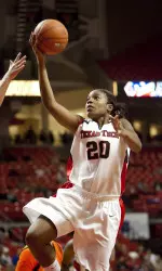 Kierra Mallard scored 14 points for the Lady Raiders in the loss. (File Photo)