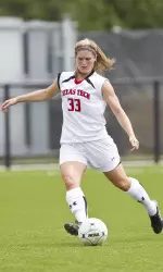 Casey McCall scored her third goal of the season.