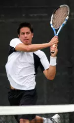 The Texas Tech men's tennis team combined to win seven singles matches Sunday with Gonzalo Escobar and Ryan Ybarra earning two wins each at the USTA/ITA Texas Regional at the George P. Mitchell Tennis Center in College Station.