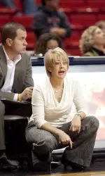 Kristy Curry and the Lady Raiders will hand out schedule cards and posters at the Raid the USA event on Nov. 5