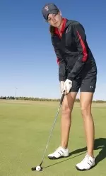 Kim Kaufman led the Lady Raiders with a 74.6 strokes average.