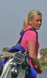 Elin Arvidsson, along with Mattie Tobey, signed a national letter of intent to join the Texas Tech golf program.