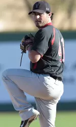 Holub was one of the top pitchers for the Black Team during the Red Raiders' annual Red & Black Series