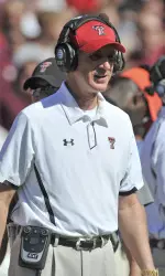 Texas Tech head coach Tommy Tuberville