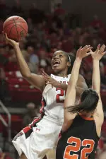 Kierra Mallard scored a game-high 24 points, just one shy of tying her career high of 25.