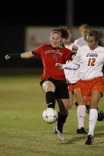 Freshman Jessica Fuston scored her 11th goal of the season.