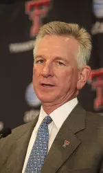 Texas Tech head coach Tommy Tuberville