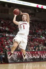 Jordan Barncastle scored a career-high 24 points to lead the Lady Raiders.