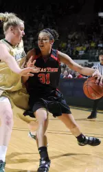 Ashlee Roberson scored 12 points and grabbed 10 rebounds for Texas Tech.