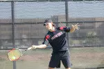 Rafael Garcia won his three-set match at No. 3 to clinch the 4-3 win for the Red Raiders.